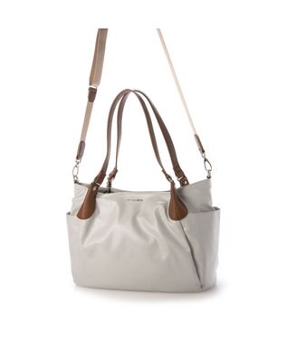 LA BAGAGERIE EMAILLERシリーズ　2wayトート　Sサイズ アイボリー