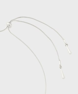 GRACE CONTINENTAL メタルカーブチョーカー シルバー