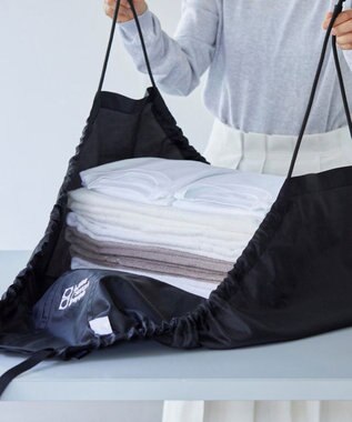 ROOTOTE 9657【BLT×RT コラボ商品】RT. Baluko Laundry Place.ランドリーバッグ. フロシキ 01：ブラック