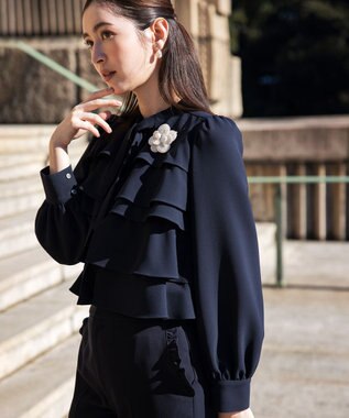 組曲 パールフラワーコサージュ アイボリー系