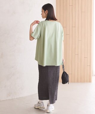 AMERICAN HOLIC 接触冷感バックフレア半袖プルオーバー Mint