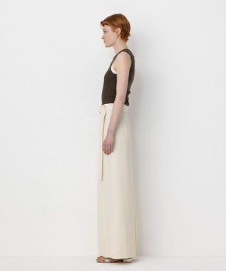 NAVE 【Nave・セットアップ可】ウールポリエステルツイルスカート アイボリー系