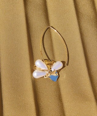 Tiaclasse 花弁ロングピアス ゴールド