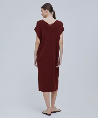 BEIGE， NADIA / サマーニットドレス Burgundy x Burgundy