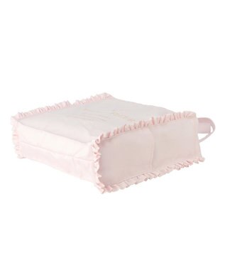 Maison de FLEUR サテンフリルスクエアトートバッグ Pink