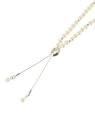 Green Parks ｅｖｅｒｙｗａｌｋ．２ＷＡＹステーションパールネックレス Silver