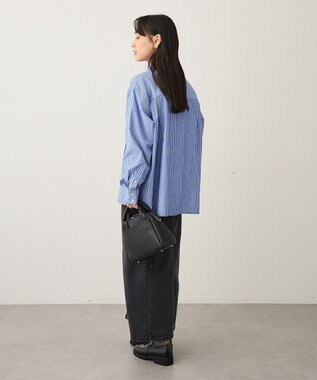 CRAFT STANDARD BOUTIQUE レギュラーカラーオーバーサイズシャツ Blue