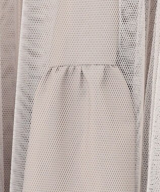 組曲 ギャザーチュール ドラマティック スカート ピンクベージュ系