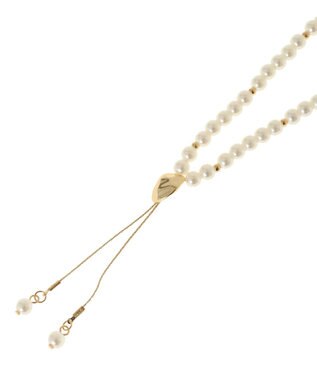 Green Parks ｅｖｅｒｙｗａｌｋ．２ＷＡＹステーションパールネックレス Gold