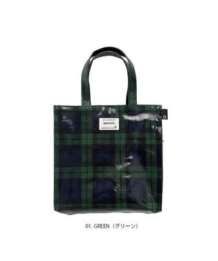 ROOTOTE 1293【正方形型】EU.スクエア.ラミネート-J 01：グリーン