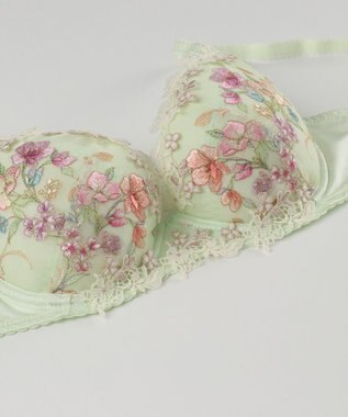 Wing ブラジャー Wing Lesiage ふっくらまる胸メイク やさしいフィット感 【2920シリーズ】 パッド有 ブラ PB2920 ウイング／ワコール グリーン