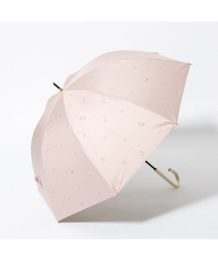UNBILLION cache nez / 小花ドットプリントショートパラソル ピンク