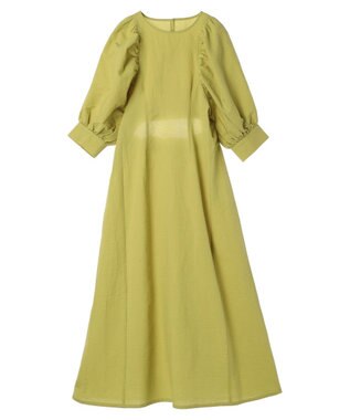 Green Parks AnriettMusee バックカットワークワンピース Lime Green