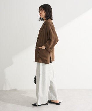 Green Parks 【適ON】シアーシャツジャケット Brown