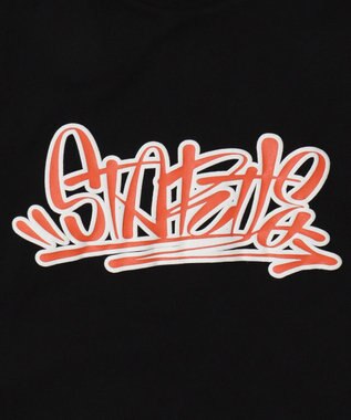 WEGO 【２点SET】アクセ付きグラフィックプリントT（LS） ブラック