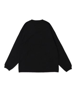 WEGO 【２点SET】アクセ付きグラフィックプリントT（LS） ブラック