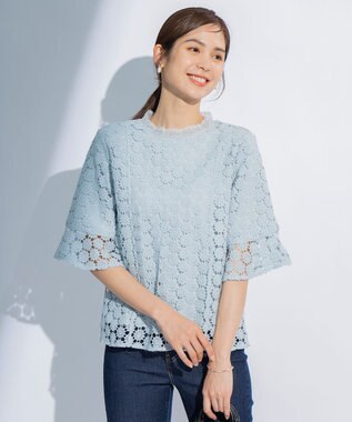 人気につき半袖登場 シアーフラワーレース トップス 組曲 ファッション通販 公式通販 オンワード クローゼット 人気につき半袖登場 シアーフラワーレース トップス 組曲 ファッション通販 公式通販 オンワード クローゼット