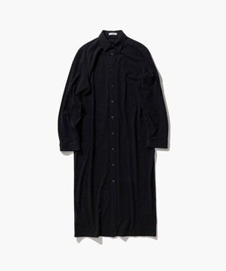 ATON FRESCA NUBUCK | シャツドレス BLACK