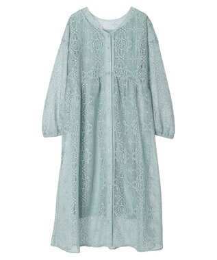 Green Parks ＳＥＴ２点レースワンピース×インナー Mint Green