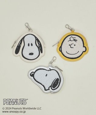CRAFT STANDARD BOUTIQUE 【PEANUTS】ダイカットボアポーチ Silver