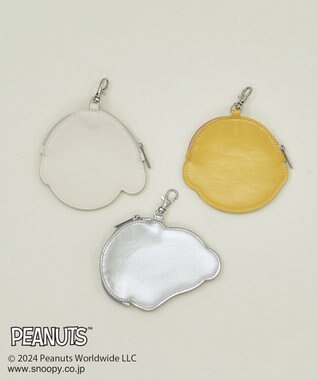 CRAFT STANDARD BOUTIQUE 【PEANUTS】ダイカットボアポーチ Silver