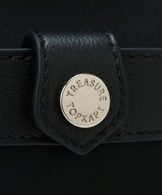 TOPKAPI 【TREASURE TOPKAPI】ナイロン 2way レザーハンドル トートバッグ ブラック