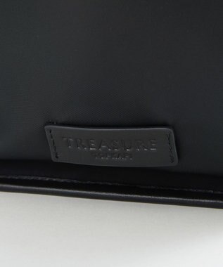 TOPKAPI 【TREASURE TOPKAPI】ナイロン 2way レザーハンドル トートバッグ ブラック
