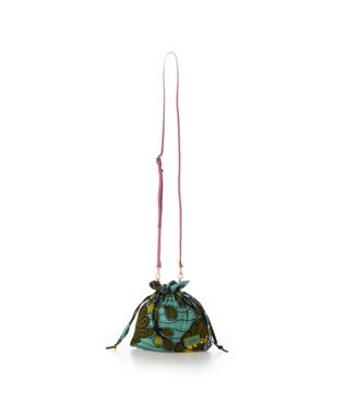 UNBILLION ペルケ perche / マリ・Harmony for peaceバゲット2wayショルダー ブルー