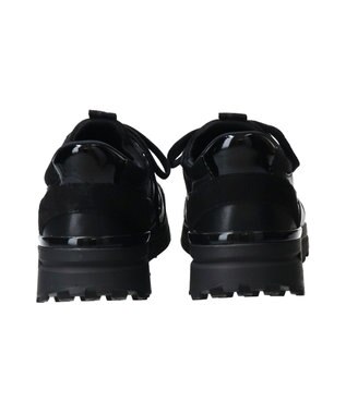 INTER-CHAUSSURES 【BUSSOLA】スリッポンスニーカー ブラック