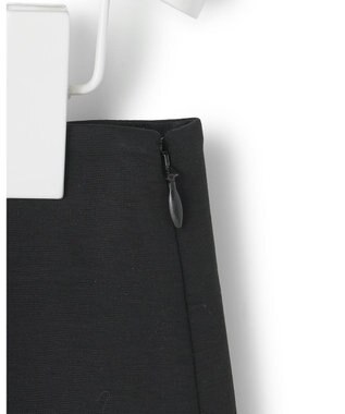 ICB 【洗える】コットンコンプレッシャー ナロースカート ブラック系