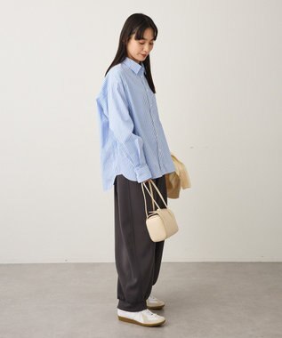 CRAFT STANDARD BOUTIQUE レギュラーカラーオーバーサイズシャツ Sax