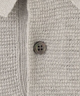 J.PRESS MEN 【WEB・一部店舗限定】ニットポロシャツ ライトグレー系