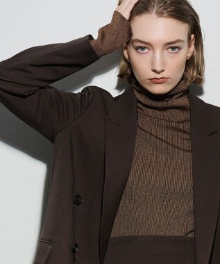 uncrave ラメニット タートルトップス