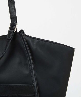 TOPKAPI 【TREASURE TOPKAPI】ナイロン 2way レザーハンドル トートバッグ ブラック