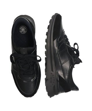 INTER-CHAUSSURES 【BUSSOLA】スリッポンスニーカー ブラック