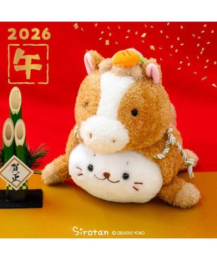 Mother garden しろたん  午年 マスコット 《茶》 単品