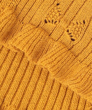 組曲 KIDS 【90-100㎝】リブニット マリーゴールド系