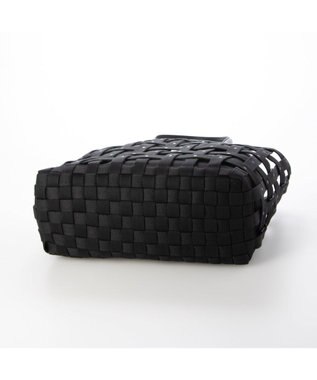 UNBILLION ペルケ perche / テープ透かし格子トートバッグL ブラック