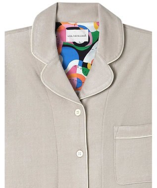 une nana cool なめらかパイルパジャマ MADE WITH LIBERTY FABRIC ベージュ