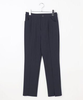 #Newans ストレッチタイトシルエットパンツ ネイビー