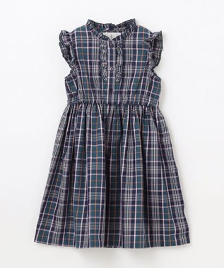 組曲 KIDS 【110-140㎝】ブリティッシュ ワンピース グリーン系3