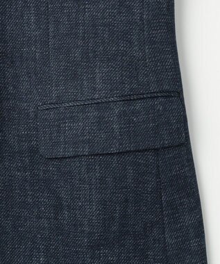 JOSEPH ABBOUD 【多機能/ストレッチ】ツィーディージャージー ジャケット ブルー系