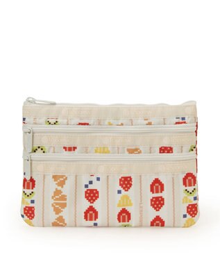 LeSportsac 3ZIP COSMETIC/フルーツサンドイッチ