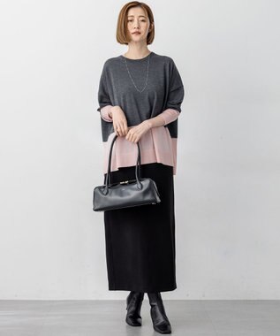 23区 サイドゴア ヒール ブーツ ブラック系