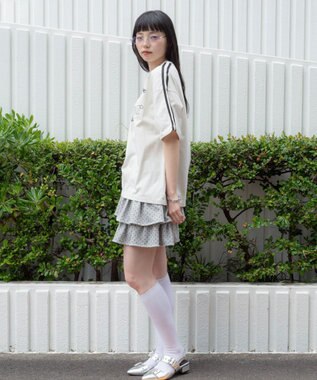 WEGO 【ユニセックス着用ITEM】スリーブラインロゴBIG　T（SS） オフホワイト