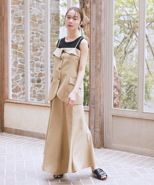 earth music&ecology ソフトギャザーミュール Black