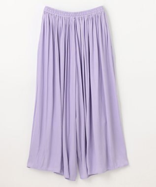 ANY 【ウエストゴム】リラックススカーチョ パープル