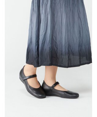 ASICS WALKING ペダラウォーキングシューズ E ヒール高2.5cm ブラック系