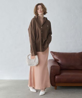 WEGO 【26年春新色登場★】USPOLOBIGシャツ ブラウン