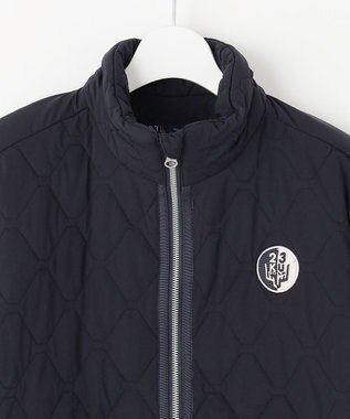 23区GOLF 【WOMEN】【防寒】キルティング ブルゾン ネイビー系